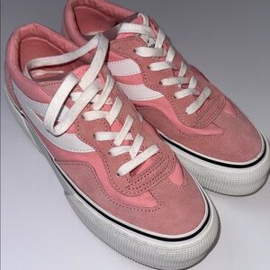 Superga Platform Sneakers Pink Canvas Gum Sole Size 37.5 Womens